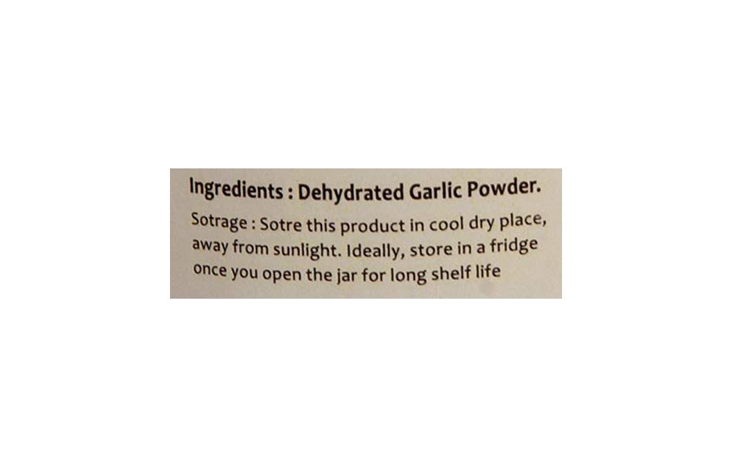 Dilkhush Garlic Powder    Plastic Jar  100 grams